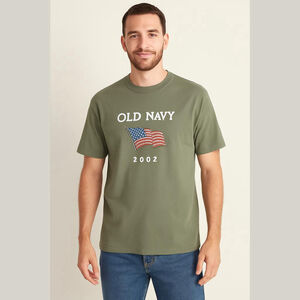Old Navy American Flag T Shirt XXL